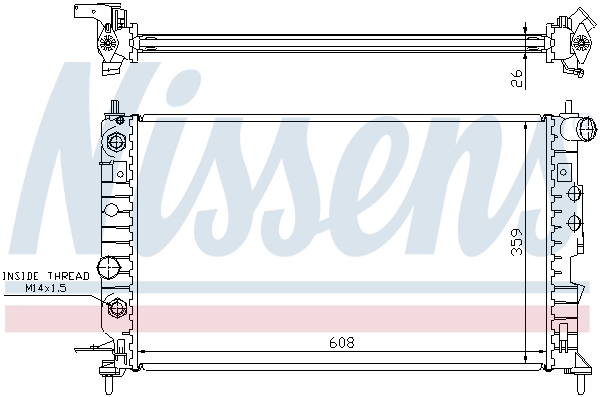 Nissens Radiateur 630771