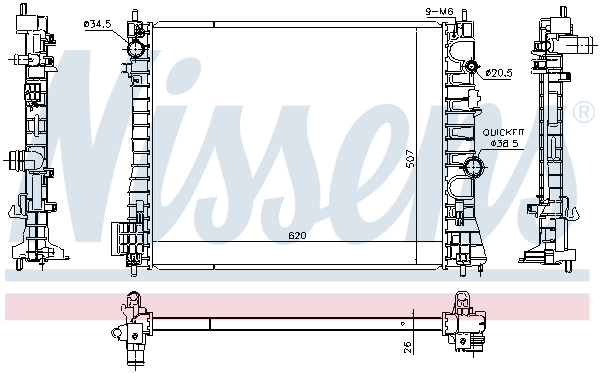 Nissens Radiateur 630775