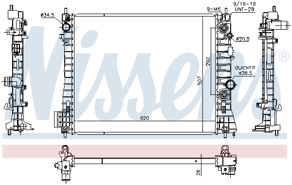 Nissens Radiateur 630777