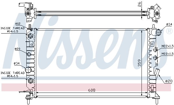 Nissens Radiateur 63078