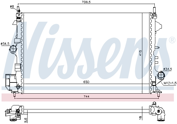 Nissens Radiateur 630789