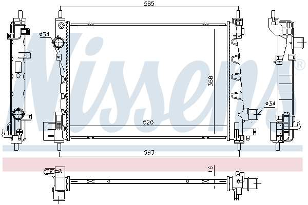 Nissens Radiateur 630796