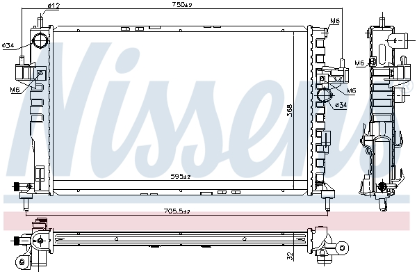 Nissens Radiateur 630802