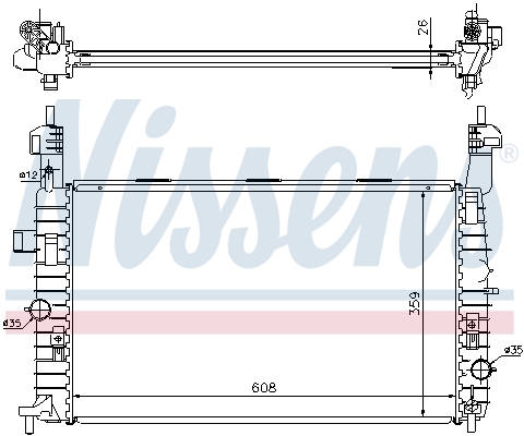 Nissens Radiateur 63087A