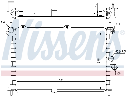 Nissens Radiateur 63089