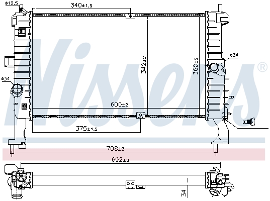 Nissens Radiateur 63092