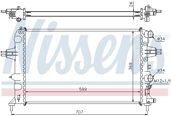 Nissens Radiateur 63095A