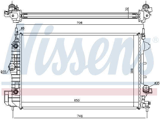 Nissens Radiateur 63113A