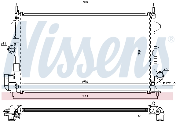 Nissens Radiateur 63123