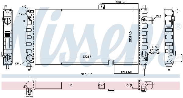 Nissens Radiateur 63241