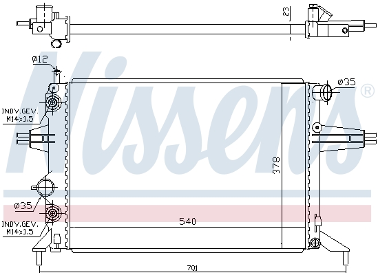 Nissens Radiateur 63248A