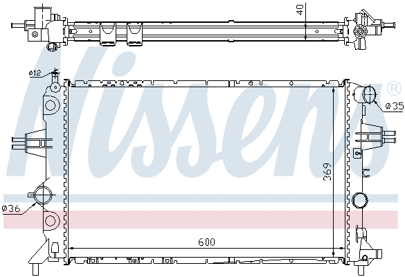 Nissens Radiateur 63249A