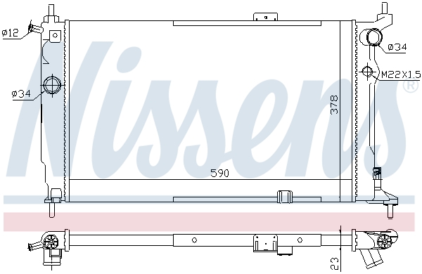 Nissens Radiateur 63252A