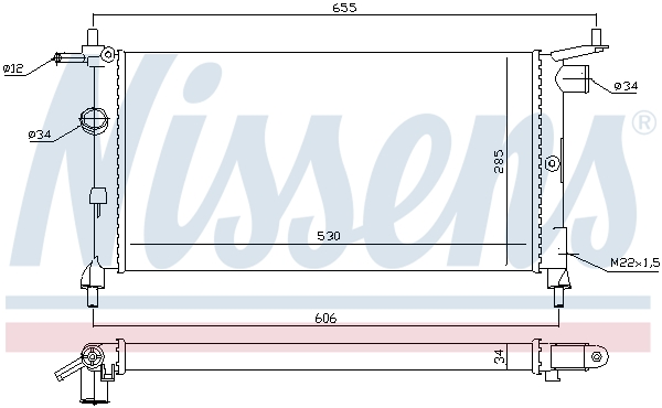 Nissens Radiateur 632851