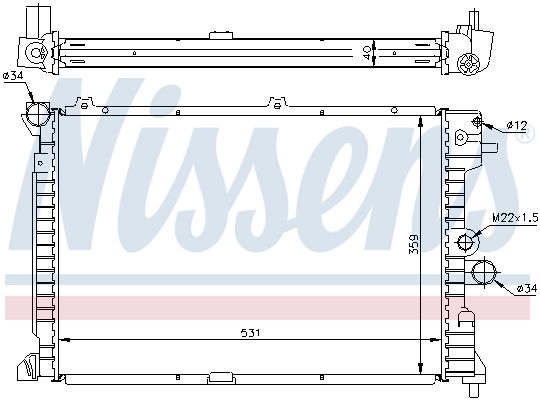 Nissens Radiateur 63289A