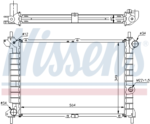 Nissens Radiateur 63291A