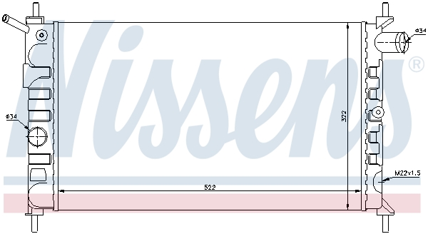 Nissens Radiateur 63293