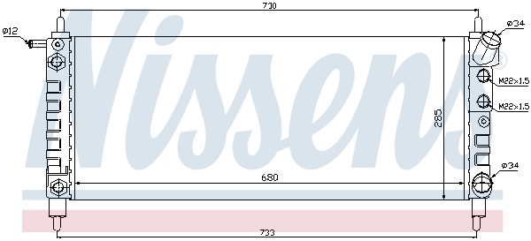 Nissens Radiateur 63298