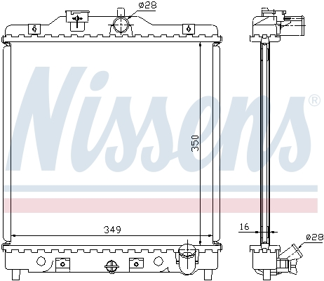 Nissens Radiateur 63309A