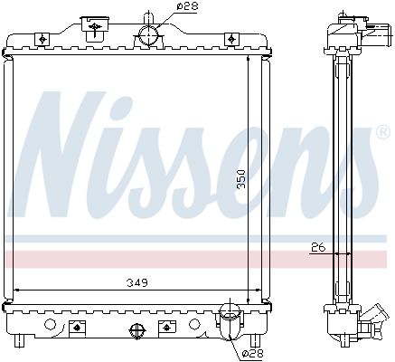 Nissens Radiateur 63310A