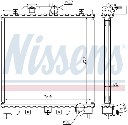 Nissens Radiateur 63312