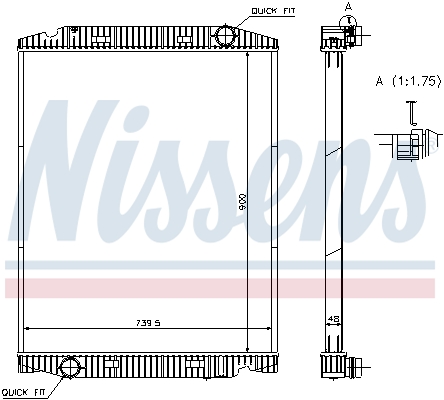 Radiateur Nissens 63331A