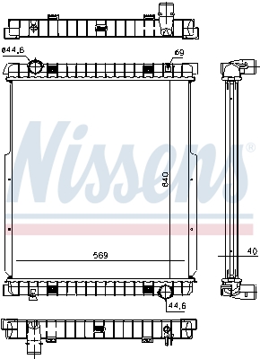 Radiateur Nissens 63332