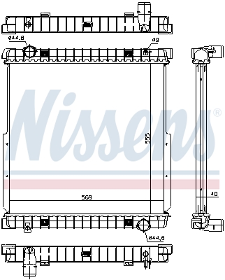 Radiateur Nissens 63333