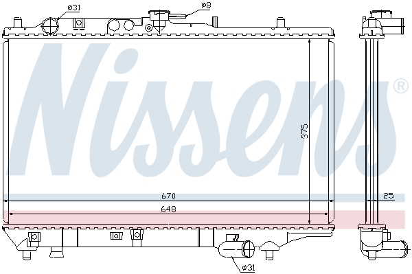 Nissens Radiateur 63390