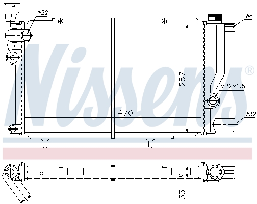 Nissens Radiateur 63425