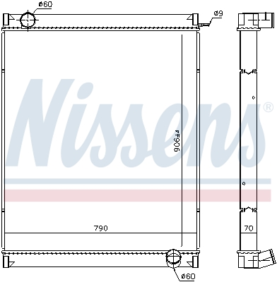 Radiateur Nissens 63444