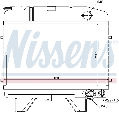 Nissens Radiateur 63470