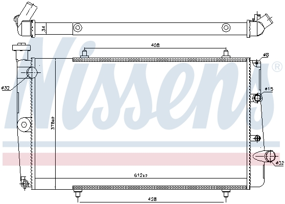 Nissens Radiateur 634811