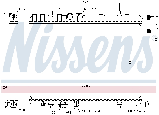 Nissens Radiateur 63502A