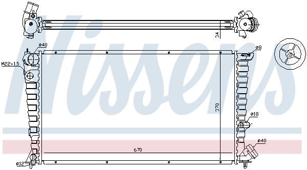 Nissens Radiateur 63508