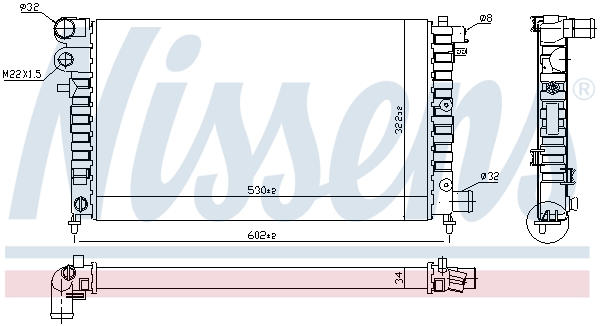 Nissens Radiateur 63523