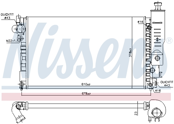 Nissens Radiateur 63527