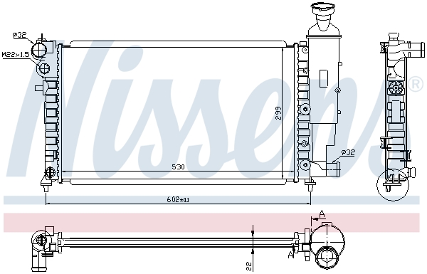Nissens Radiateur 63537A