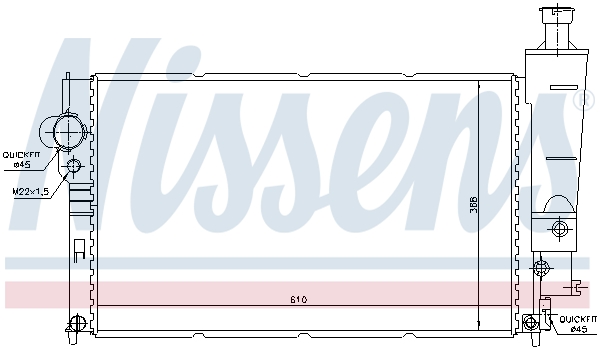 Nissens Radiateur 63545