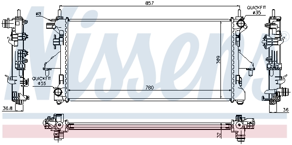 Nissens Radiateur 63556