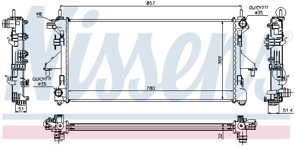 Nissens Radiateur 63565