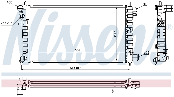 Nissens Radiateur 63576A