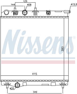 Nissens Radiateur 636002