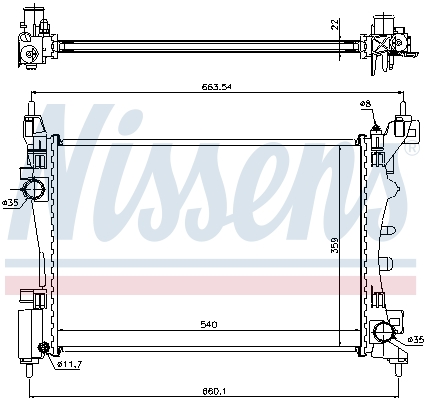 Nissens Radiateur 636005