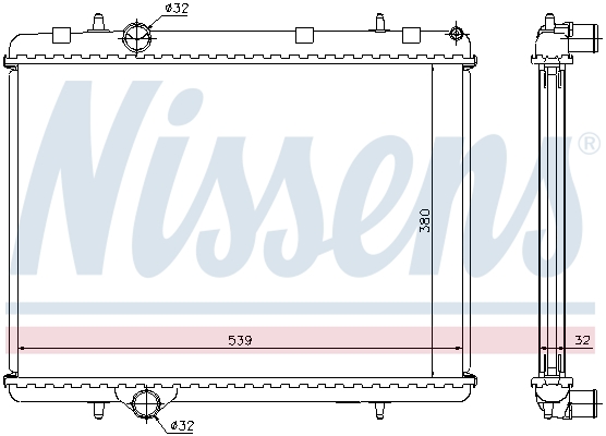 Nissens Radiateur 636006