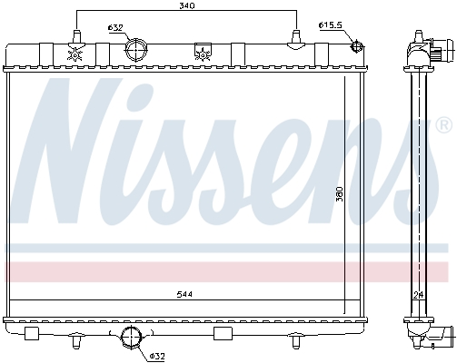 Nissens Radiateur 636007