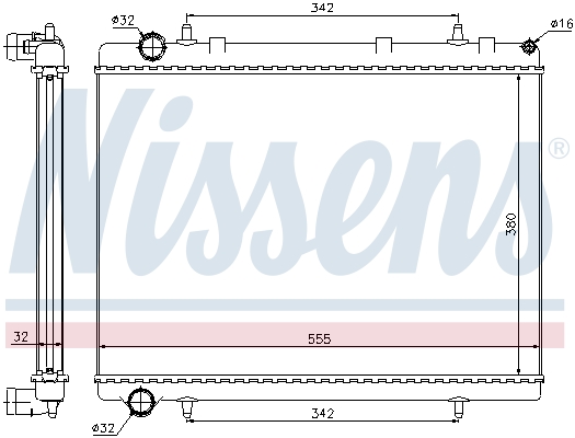 Nissens Radiateur 63601