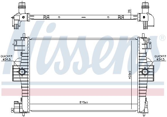 Nissens Radiateur 636012