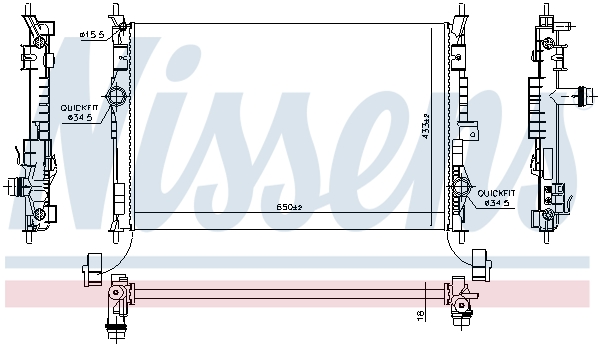 Nissens Radiateur 636014