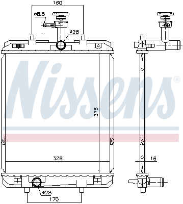 Nissens Radiateur 636015